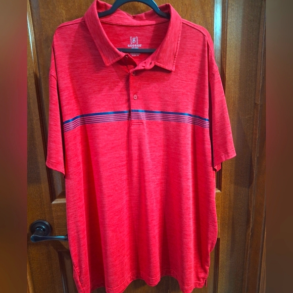 George Brand red polo 3x - Picture 1 of 10
